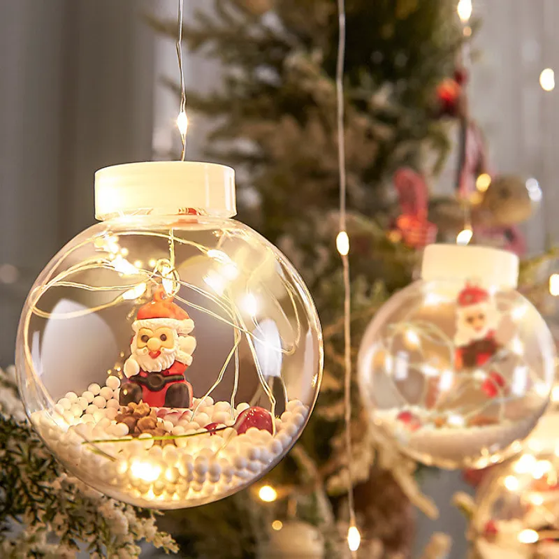 LED string lights creating a warm ambient glow