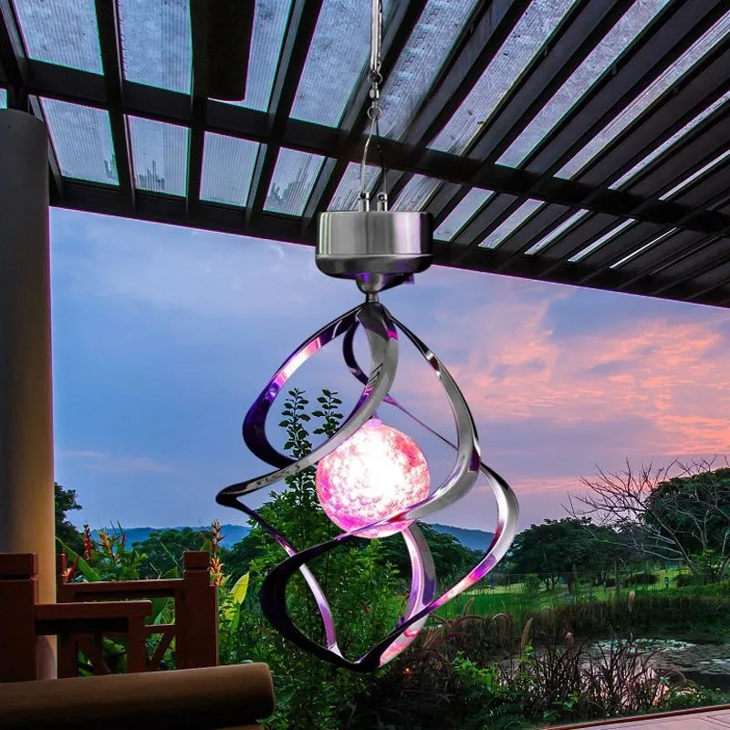 LED Color Changing Solar Wind Chime Light